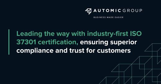 Leading the way with industry-first ISO 37301 certification, ensuring superior compliance and trust for customers